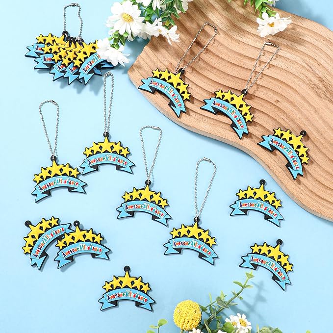 200 Pcs Awesome Attendance Silicone Tags - Image 4