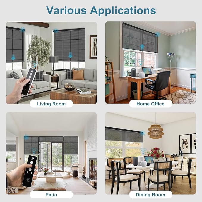 SmartWings Motorized Roller Shades 5% Openness Work - Image 3