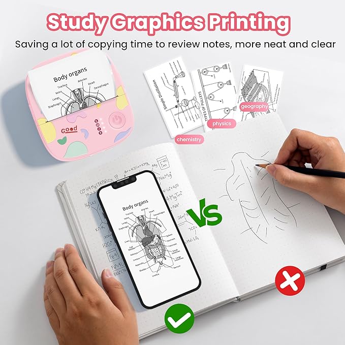 Mini Sticker Printer AHM2, Mini Thermal Printer - Image 4