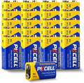 PKCELL 9V Batteries, 100 Pack 9 Volt Batteries Carbon Zinc, 9V Battery by Pkcell