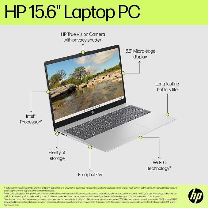 HP Pavilion 15.6" Laptop, 2026 Edition, 8GB RAM 256GB SSD | Intel Processor, WiFi 6, Windows 11, Everyday use - Image 6