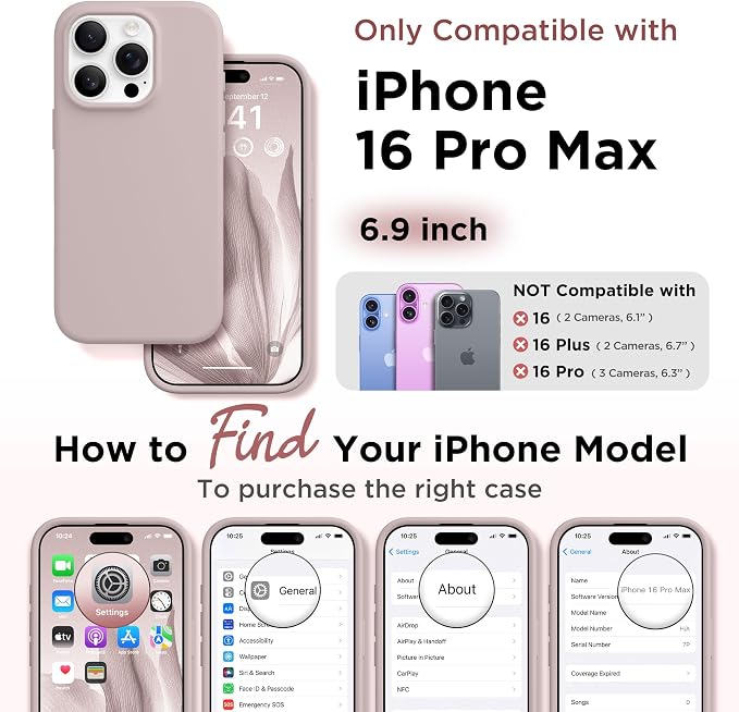 GolbinBox Magnetic for iPhone 16 Pro Max Case, Compatible - Image 2
