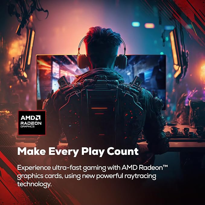 iBUYPOWER Element SE Gaming PC Desktop Computer AMD Ryzen 5 5500 CPU, AMD Radeon RX 6500XT 4GB, 16GB DDR4 Non-RGB 3200MHz RAM, 512GB NVMe SSD, Windows 11 Home, Gamer Keyboard and Mouse - ESA5R65XT04 - Image 7
