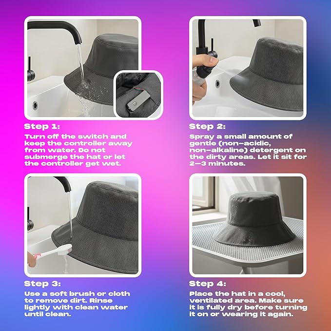 GloFX Bucket Hat – LED Light Up Rave Hat - Image 7