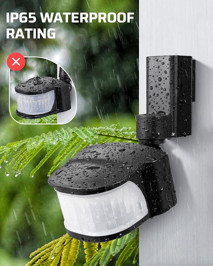 DEWENWILS Motion Sensor Outlet, Indoor Outdoor Motion Sensor Plug Outlet - Image 5
