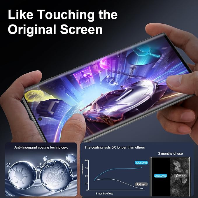 V-PORYADKU 2 Pack for Samsung Galaxy Note 20 Ultra Screen Protector + 2 Pack - Image 5