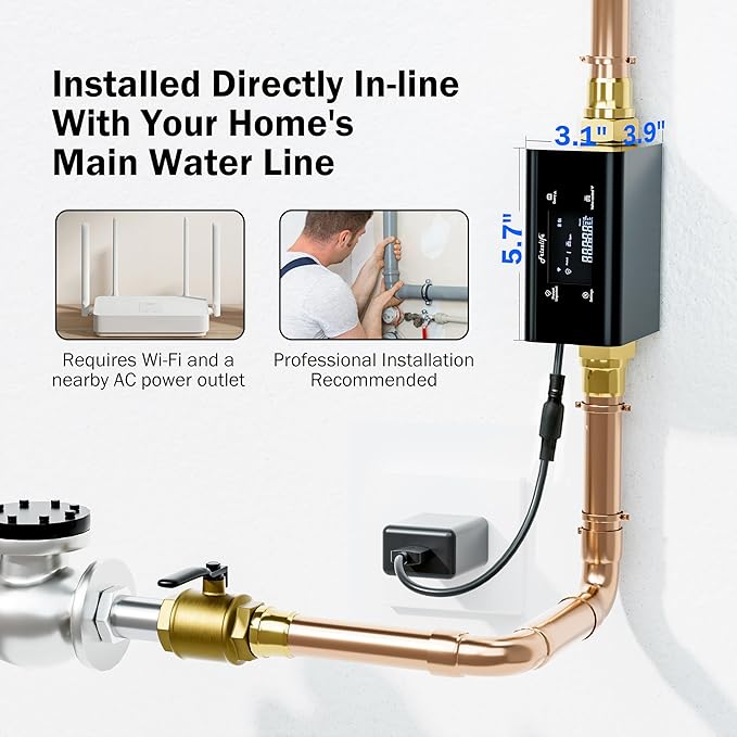 Frizzlife LP365-P Smart Water Monitor and Automatic Shutoff - Image 5