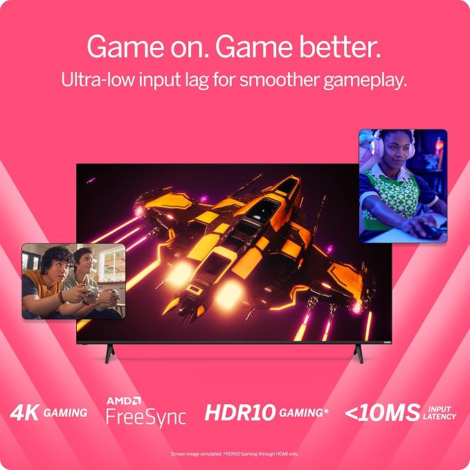 VIZIO 43-inch MQ6 Series 4K QLED HDR Smart TV w/Dolby Vision, WiFi 6E, Bluetooth Headphone Capable, AMD FreeSync & Alexa Compatibility, M43Q6M-K04, 2023 Model - Image 9