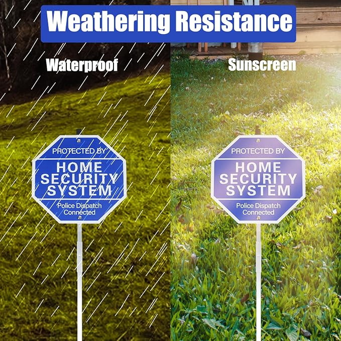 Protected By Home Security System Signs - Image 5