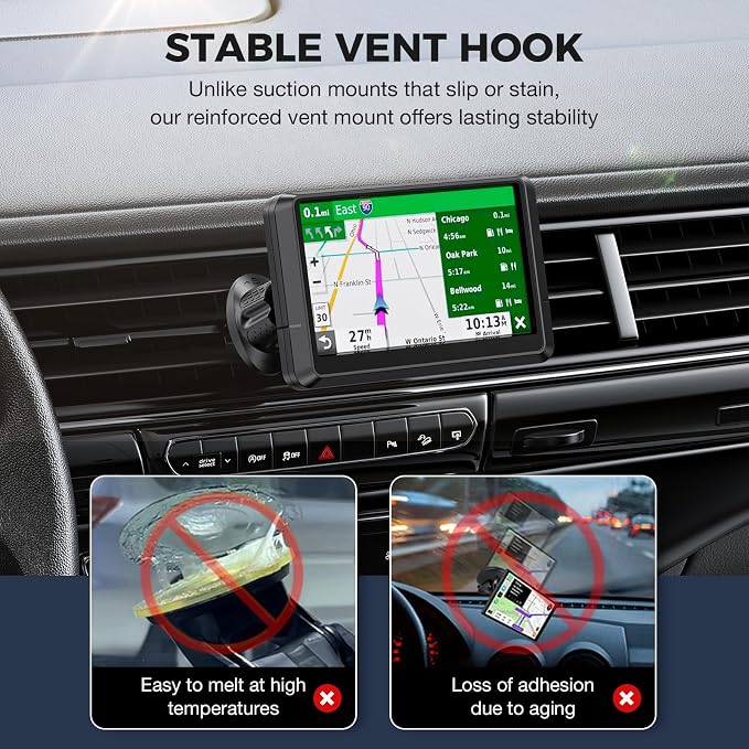 Vent Clip Mount for Garmin GPS – Air Vent Holder Compatible - Image 6
