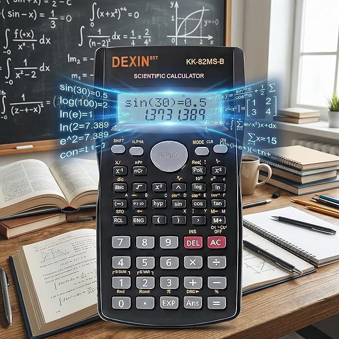 24 Pack Scientific Calculators, 2 Line Engineering Large Display Scientific - Image 3