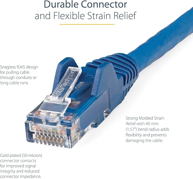 StarTech.com 35ft CAT6 Ethernet Cable - Image 5