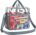 MAY TREE Clear Bag for Stadium Events 12×6×12 Clear Tote Lunch Bag by MAYTREE