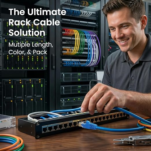 GEARit Cat 6 Ethernet Patch Cable 5 ft Yellow Cat6 Patch Cables 5ft - Image 6