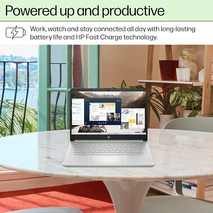 HP 14" Laptop Computer for 2026 Student Business Productivity, MS Office & Win 11 Pro, Copilot AI, Intel 4-Core CPU, 4GB DDR5 RAM, 628GB Storage (128GB UFS+500GB Ext), Wi-Fi 6, HubxcelAddon, Green - Image 8