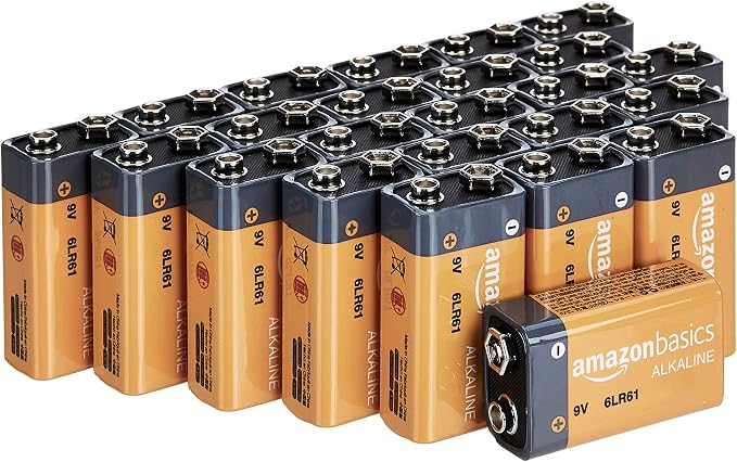 Amazon Basics 192-Count 9V Long-Lasting All-Purpose Alkaline Batteries by AmazonBasics