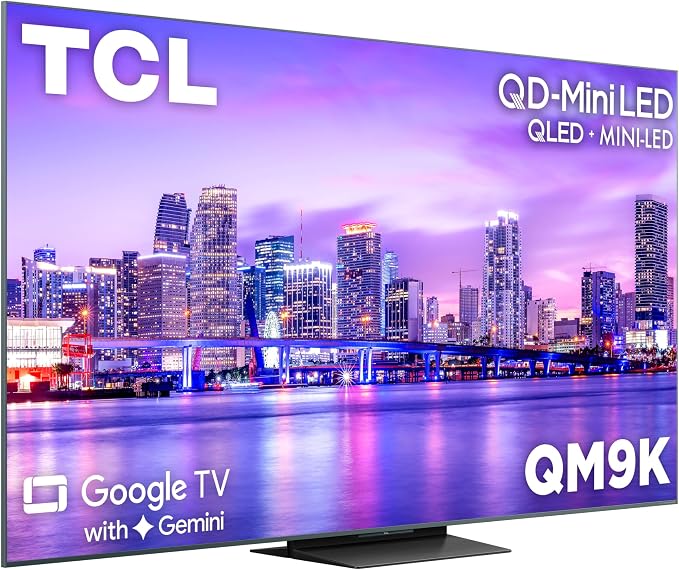 TCL 75 Inch Class QM9K Series | Mini LED QLED 4K | 75QM9K, Latest Model | 144HZ Peak Brightness & Contrast Dolby Vision | Up to LD6K Precise Dimming | AI Smart Google TV | Dolby Atmos Bang & Olufsen - Image 12