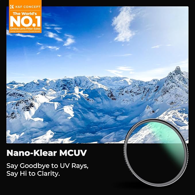K&F CONCEPT 40.5mm MC UV Lens Protection Filter - Image 2
