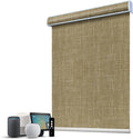 SmartWings Motorized 100% Blackout Shades Blinds, Custom Size, Cordless Window by SmartWings