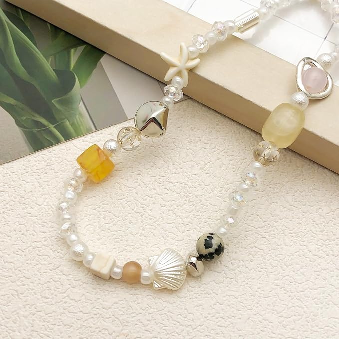 Beaded Camera Wrist Strap Cute Digital Camera Charm Lanyard Phone Chain - Image 5
