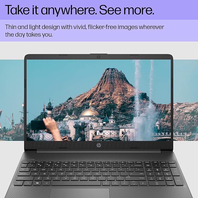 HP 15.6 FHD Flagship Business Laptop, Intel 4-Core i3-1215U up to 4.4GHz (Beat i5-1155G7), 16GB RAM, 1TB NVMe SSD, Fast Charge, Numpad, Bluetooth, Wi-Fi, HDMI, Windows 11,w/GM Accessory, Gray - Image 3