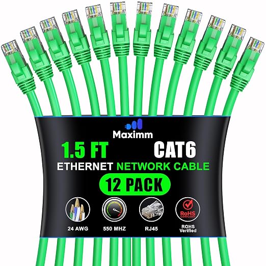 Maximm Cat 6 Ethernet Cable by MaximmCable