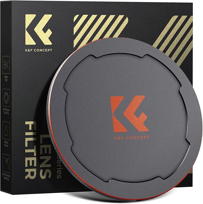 K&F CONCEPT 55mm Thread & Magnetic 2-in-1 Lens Filter Cap Only Compatible by KFCONCEPT