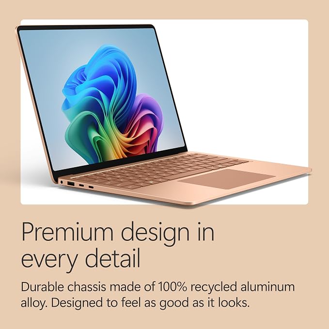 Microsoft Surface Laptop (2026), 13.8-inch Premium Performance Laptop, Snapdragon X2 Elite Processor, Touchscreen Display, 16GB RAM, 512GB SSD Storage, Windows 11 Copilot+ PC Built for AI, Dune - Image 7