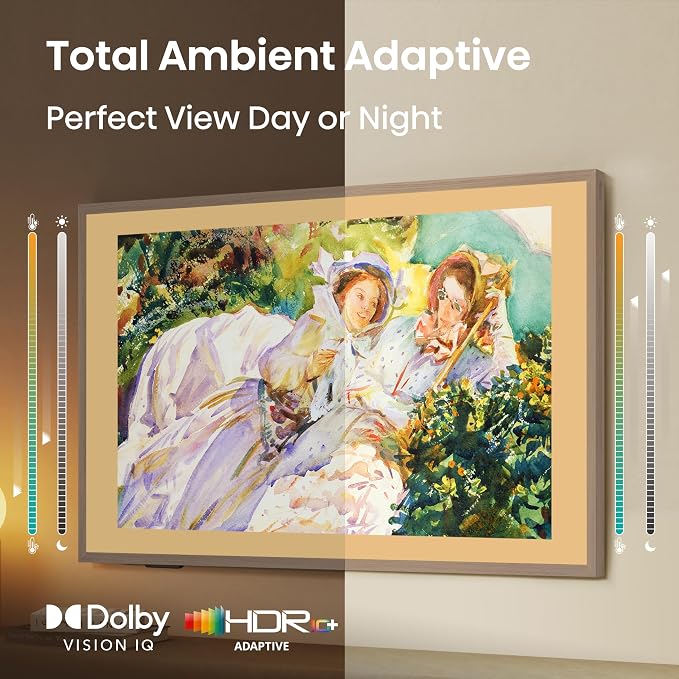 Hisense 75-Inch Class QLED 4K S7N CanvasTV Series Dolby Vision HDR Google Smart TV (75S7N) - 144Hz, Art Mode, Anti-Glare Panel, Hi-Matte Display, UltraSlim Wall Mount & Frame Included - Image 11