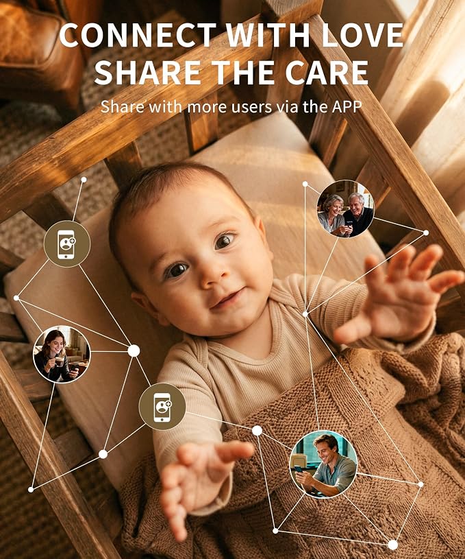 ALIOBC Baby Monitor with Camera and Audio WiFi & No-WiFi Modes AI Smart Baby - Image 7