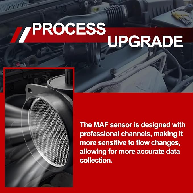 MAF Mass Air Flow Sensor Meter w/Aluminum Housing 25008219 19208521 Compatible - Image 4