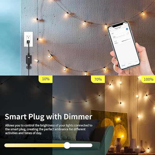 Minoston Z-Wave Plug 800 Outdoor Dimmer Zwave Dimmable Smart Plugs Outlet Switch - Image 2