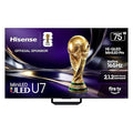 Hisense 75" U7 Mini-LED ULED 4K UHD Best Premium Gaming Smart Fire TV (75U7SF, 2026 New) - Hi-QLED, Native 165Hz, VRR 330, HDR10+, Dolby Vision IQ · Atmos, IMAX Enhanced, Anti-Reflection, 2.1.2 Ch by Hisense