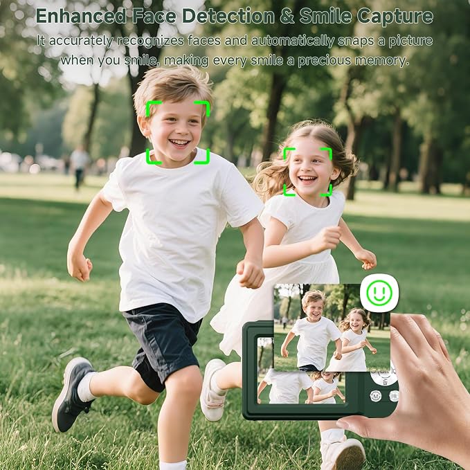 Digital Camera, 56MP 2.7K Dual-Screen Selfie Camera - Image 4