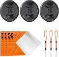 K&F Concept 95mm Lens Cap, 9-in-1 Center Pinch Lens Cover + Anti-Loss Keeper by KFCONCEPT