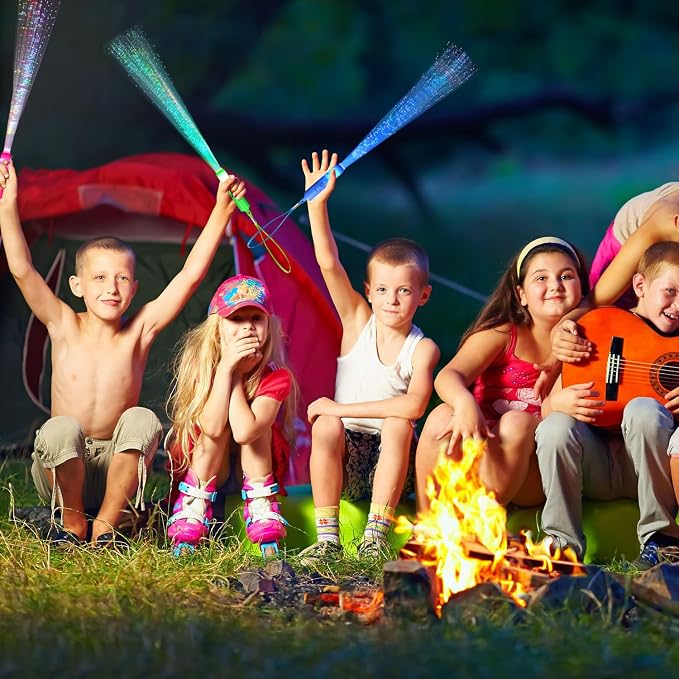 36 Pack Glow Sticks Light Up Fiber Optic Stick Glow Wands Bulk - Image 7