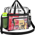 MAY TREE Clear Bag for Stadium Events, 12×5.5×12 Clear Tote Lunch Bag by MAYTREE