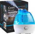 AquaOasis® Cool Mist Humidifier (2.2L Water Tank) Quiet Ultrasonic Humidifiers for Bedroom & Large room - Adjustable -360 Rotation Nozzle, Auto-Shut Off, Humidifiers for Babies Nursery & Whole House by AquaOasis
