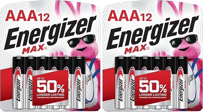 Energizer MAX AAA Batteries, Triple A Alkaline Batteries by Energizer