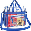 MAY TREE Clear Bag for Stadium Events 12×6×12 Clear Tote Lunch Bag by MAYTREE