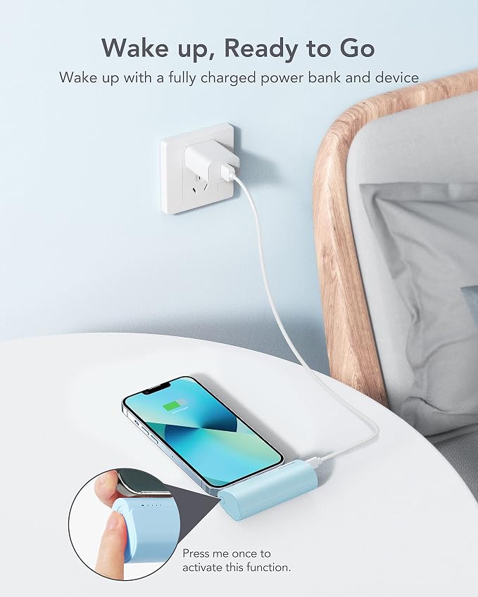 charmast Small Portable Charger 5000mAh, Ultra-Compact 20W PD Fast Charging Power Bank Mini Battery Pack Compatible with iPhone 14/14 Pro Max/13/13 Pro Max/12/12 Pro Max/11/XR/X/8/7/6, and More - Image 8