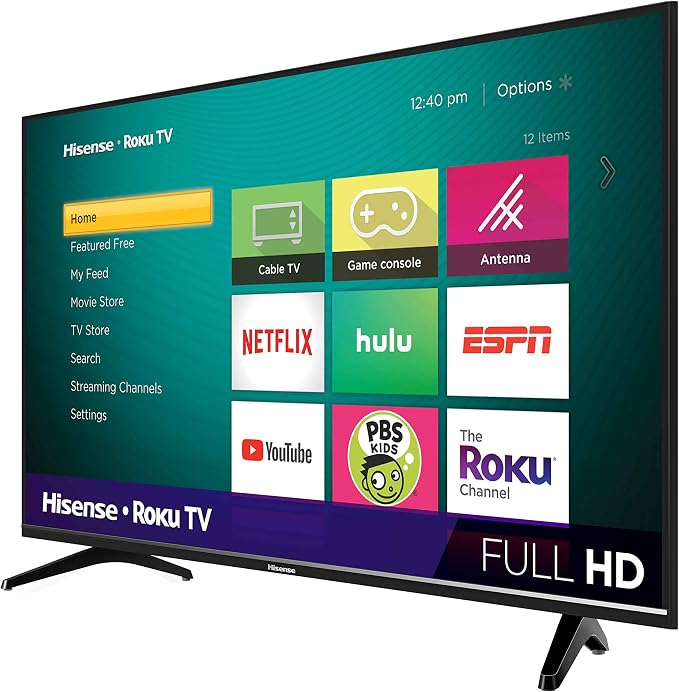 Hisense 43-Inch Class H4 Series LED Roku Smart TV with Alexa Compatibility (43H4F, 2020 Model) - Image 4