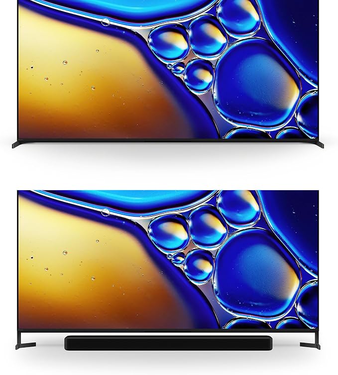 SONY K65XR80M2 65 Inch Bravia 8 QD-OLED 4K HDR Google TV with a Walts Medium Full Motion Mount for 32"-65" TVs and Amber Protection 3-Outlet-Surge Surge Protector (2025) - Image 3
