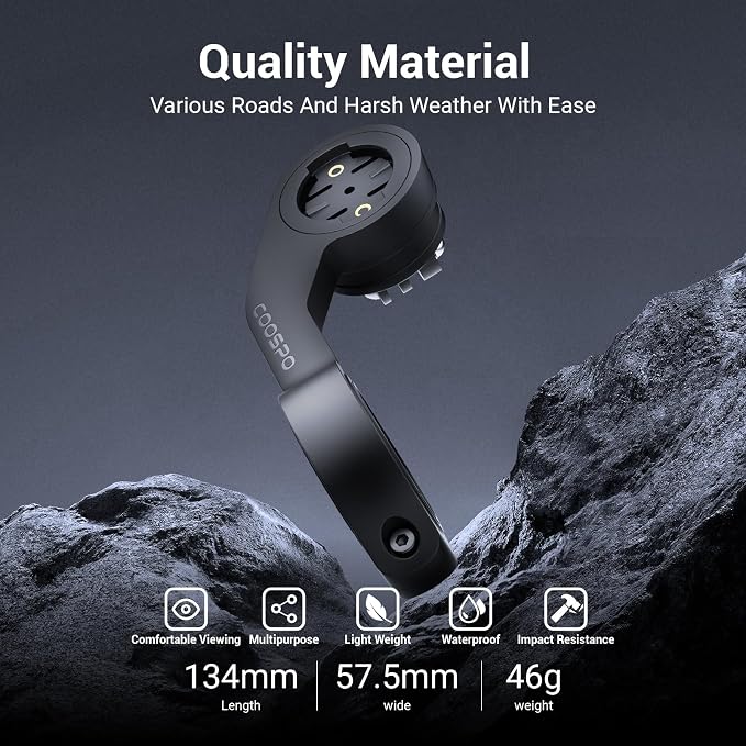 CooSpo Bike Computer Out Front Mount MT5S, Compatible - Image 7