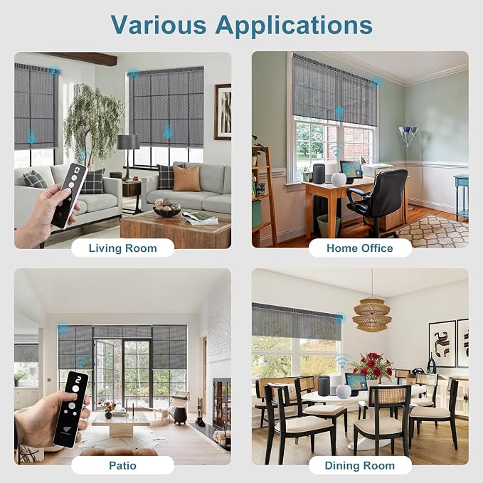 SmartWings Motorized Roller Shades 5% Openness Work - Image 3
