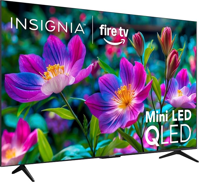 Insignia 55" Class F70 Series 4K UHD HDR QLED Mini-LED Smart Fire TV, Voice Remote with Alexa, Stream Live TV Without Cable - Image 2