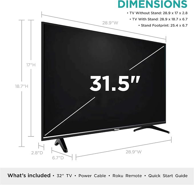 Hisense 32-Inch Class H4 Series LED Roku Smart TV with Alexa Compatibility (32H4F, 2020 Model) - Image 5