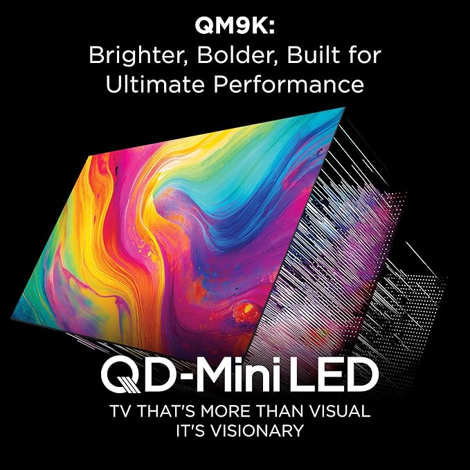 TCL 75 Inch Class QM9K Series | Mini LED QLED 4K | 75QM9K, Latest Model | 144HZ Peak Brightness & Contrast Dolby Vision | Up to LD6K Precise Dimming | AI Smart Google TV | Dolby Atmos Bang & Olufsen - Image 3
