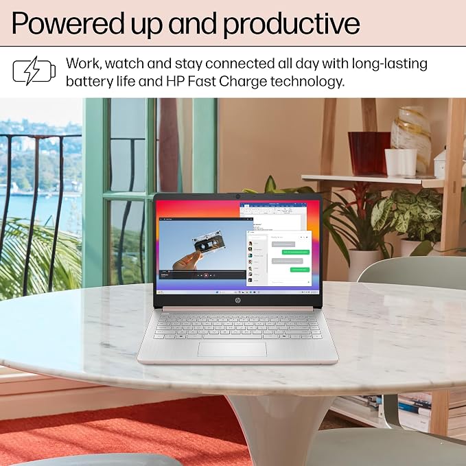 HP 14" Laptop Computer for 2026 Student Business Productivity, MS Office & Win 11 Pro, Copilot AI, Intel 4-Core CPU, 4GB DDR5 RAM, 628GB Storage (128GB UFS+500GB Ext), Wi-Fi 6, HubxcelAddon, Rose Gold - Image 8