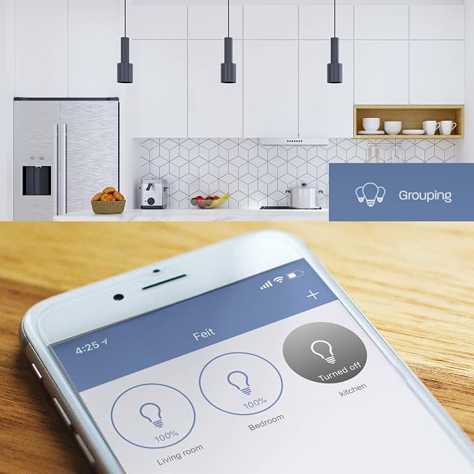 Feit Electric ST1960/FIL/AG 60 Watt Equivalent WiFi Dimmable, No Hub Required - Image 8